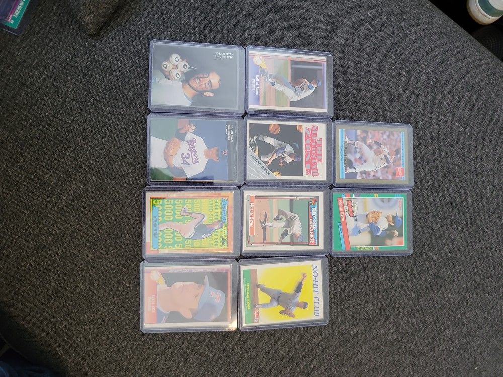 Lot Of Nolan Ryan MLB trading cards