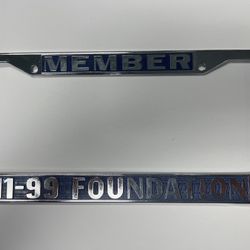 CHP 11-99 Foundation License Plate Frame *AUTHENTIC*