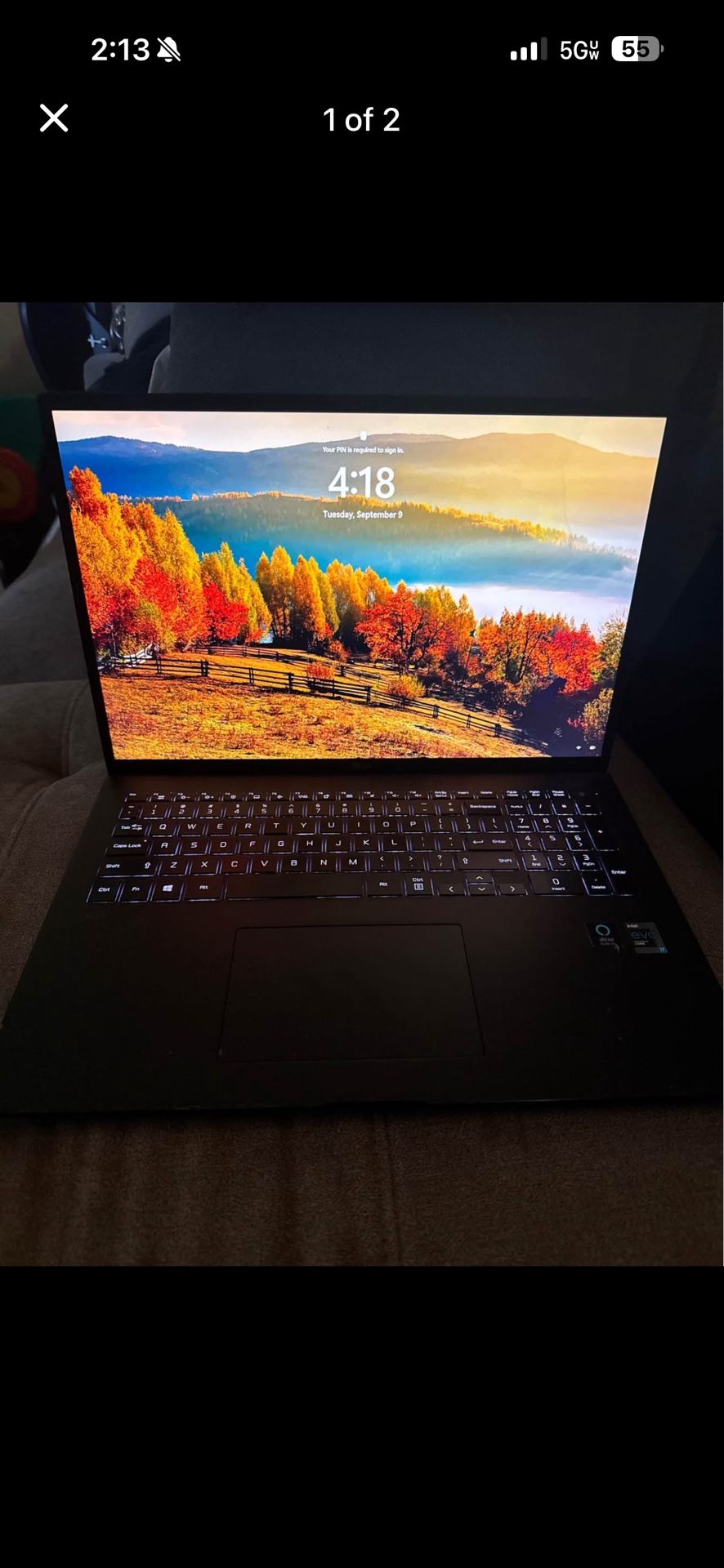 LG Gram 17in model 17Z90P
