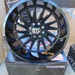 4 Brand New 24X14 TIS Gloss Black Rims 8X170 FORD F250/F350 EXCURSION  -76MM Offset
