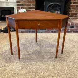 Wood Corner Desk