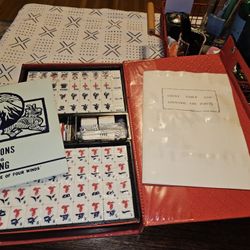 Vintage MAH JONG SET 1960 NEW!!!