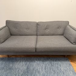 Couch- 74” Anton Gravel Gray