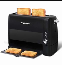 Long Slot Toaster 2 Slice Toaster with 6 Shade Settings, Bagel/Cancel, Extra Wide Slots, Removable Crumb Tray, for Bagels, Waffles, Breads, Puff Pastr
