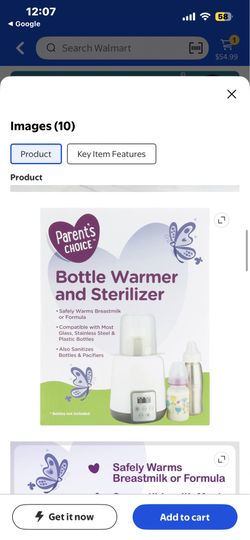 Baby bottle warmer