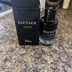 dior sauvage cologne new but it is opened 