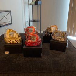 Luxury Rhinestone Studded Belts 