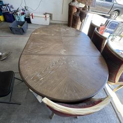 Oval Table With 4 Chairs