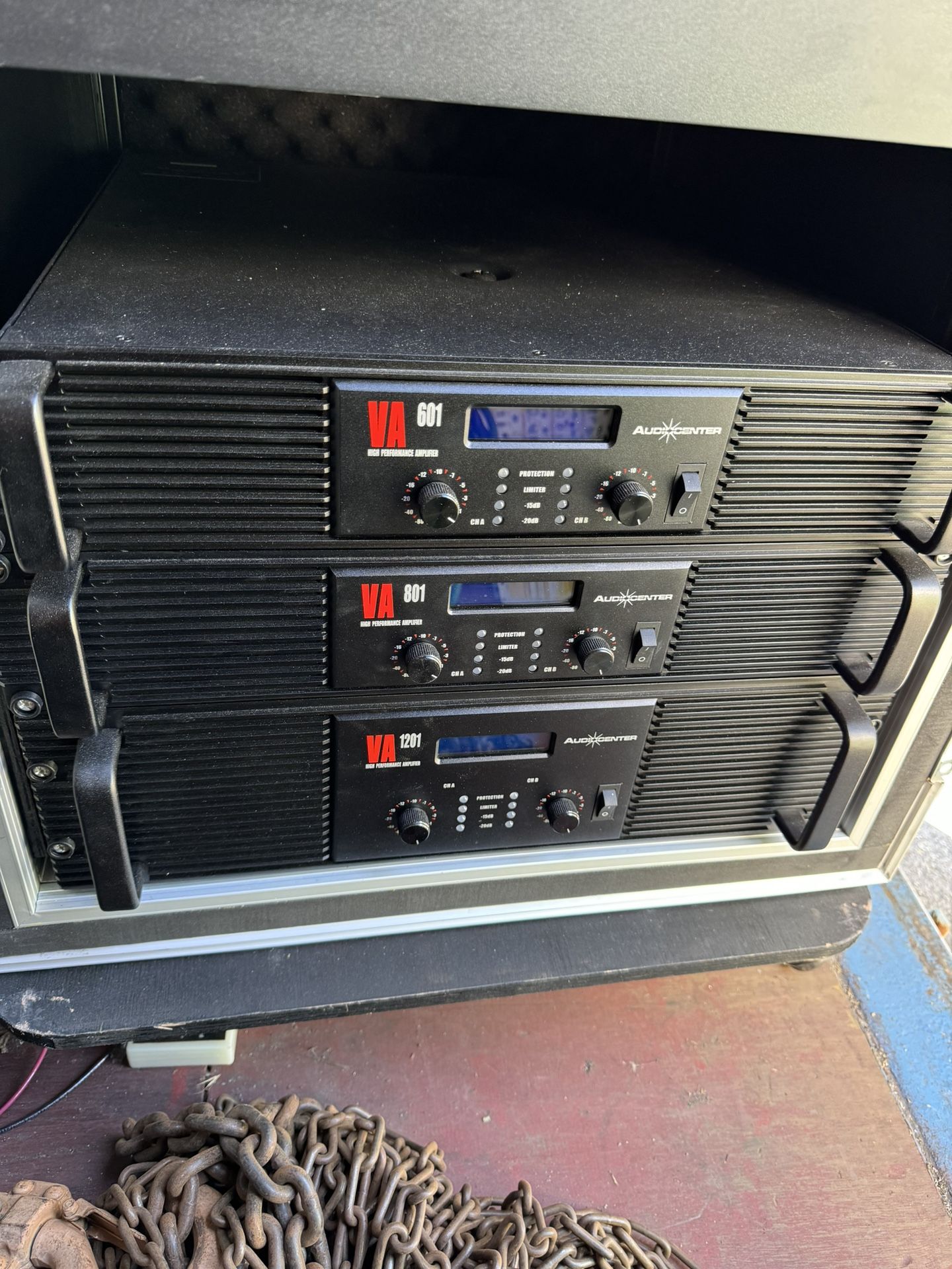 New Audiocenter Amplifiers With Road Case