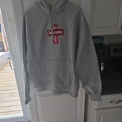 Supreme Gray Hoodie