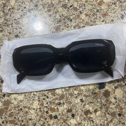 Prada Sunglasses PR17WS 1AB5S0 49mm Black / Dark Grey Lens