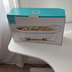 Baker Dish With Warming Stand