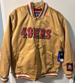 NFL San Francisco 49ers Satin Varsity Jacket SizeX Large