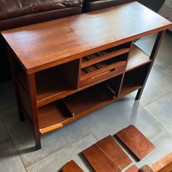 Wood Bar Side Table