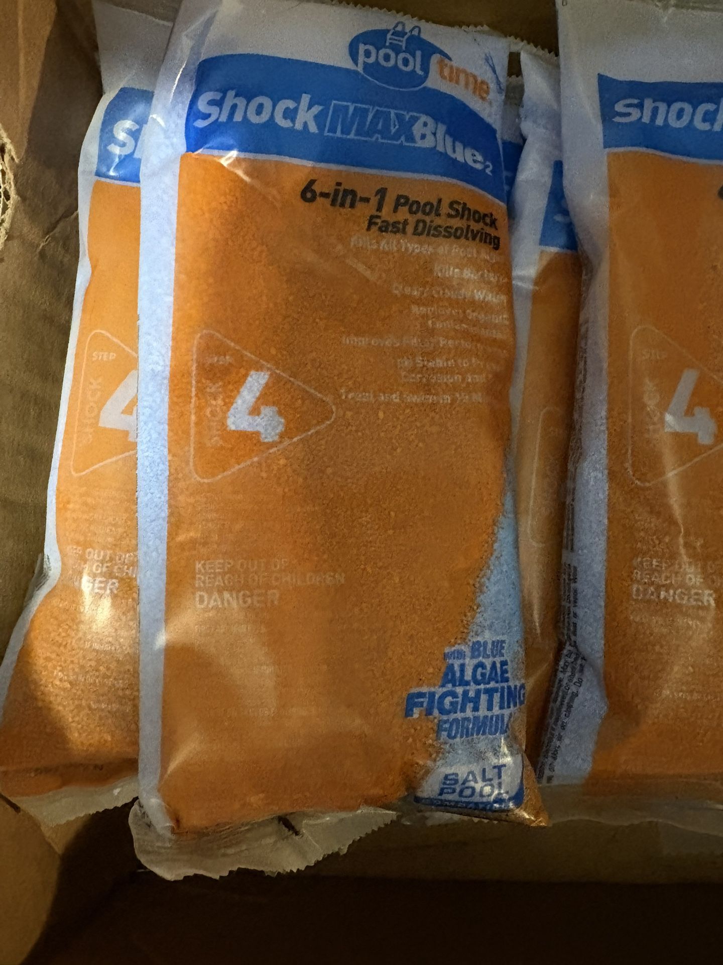 16 Bags Of Shock Salt Water 