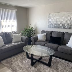 Sofa and Loveseat