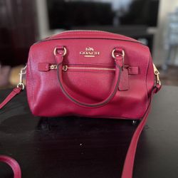 Red Coach Purse