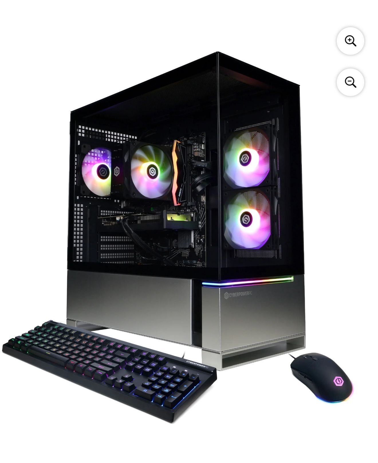 CyberPowerPC Gamer Master Gaming Desktop, AMD Ryzen 5 8400F, NVIDIA GeForce RTX 5060 8GB, 16GB DDR5, 1TB SSD, Black, GMA7300WST