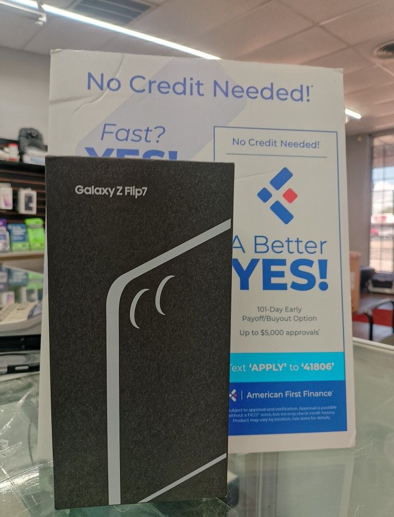 Galaxy Z Flip 7 Unlock Pay Low Down No Crdt Needed