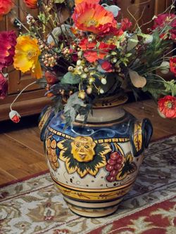 Hand Painted Ceramic Vase