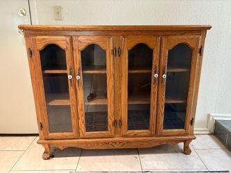 Vintage kitchen hutch.
