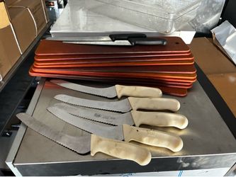 Bread boards (10) bread knife offset (5)