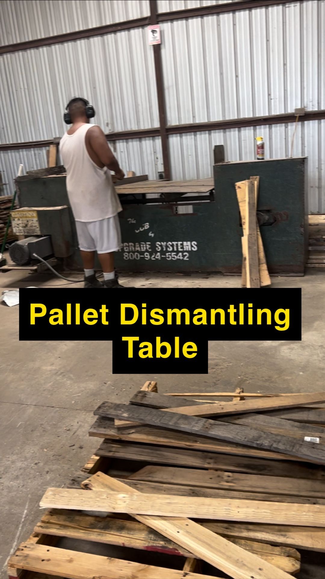 Pallet Dismantler
