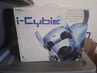 Untested I-Cybie GOLD Robotic Dog Vintage 2001 Hasbro Tiger