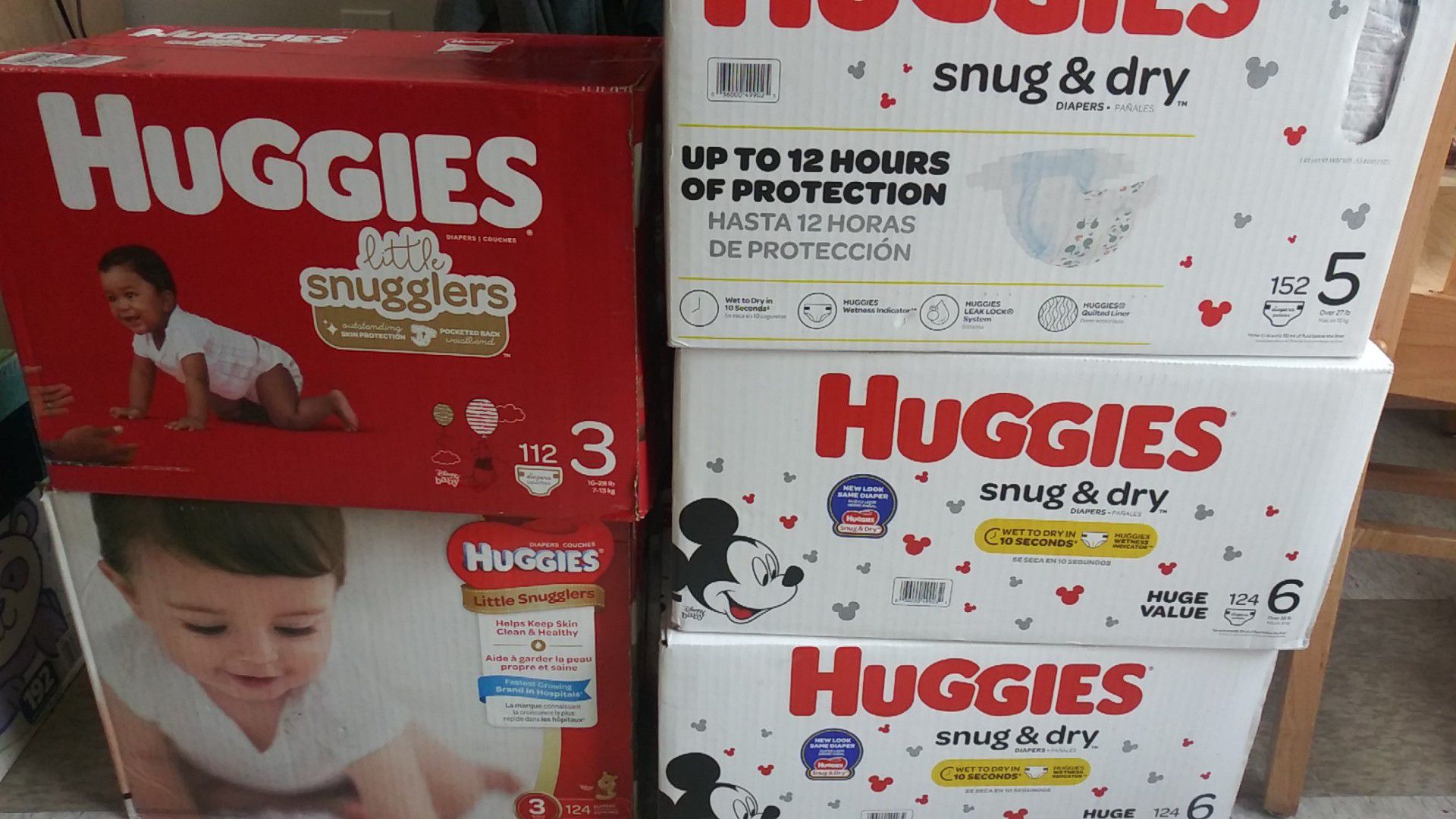 Huggies little Snugglers & HUGGIES snug & dry