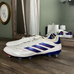 Adidas Copa Pure 2 Elite SG Men's Size 11.5 White Blue Soccer/Football Cleats