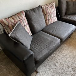 Dark Brown & Gray, Sectional Sofa