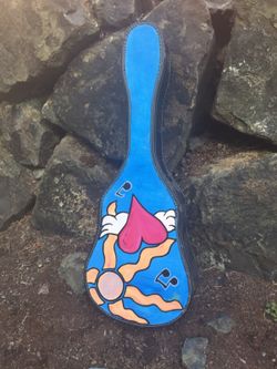 Hand painted guitar case *customizable