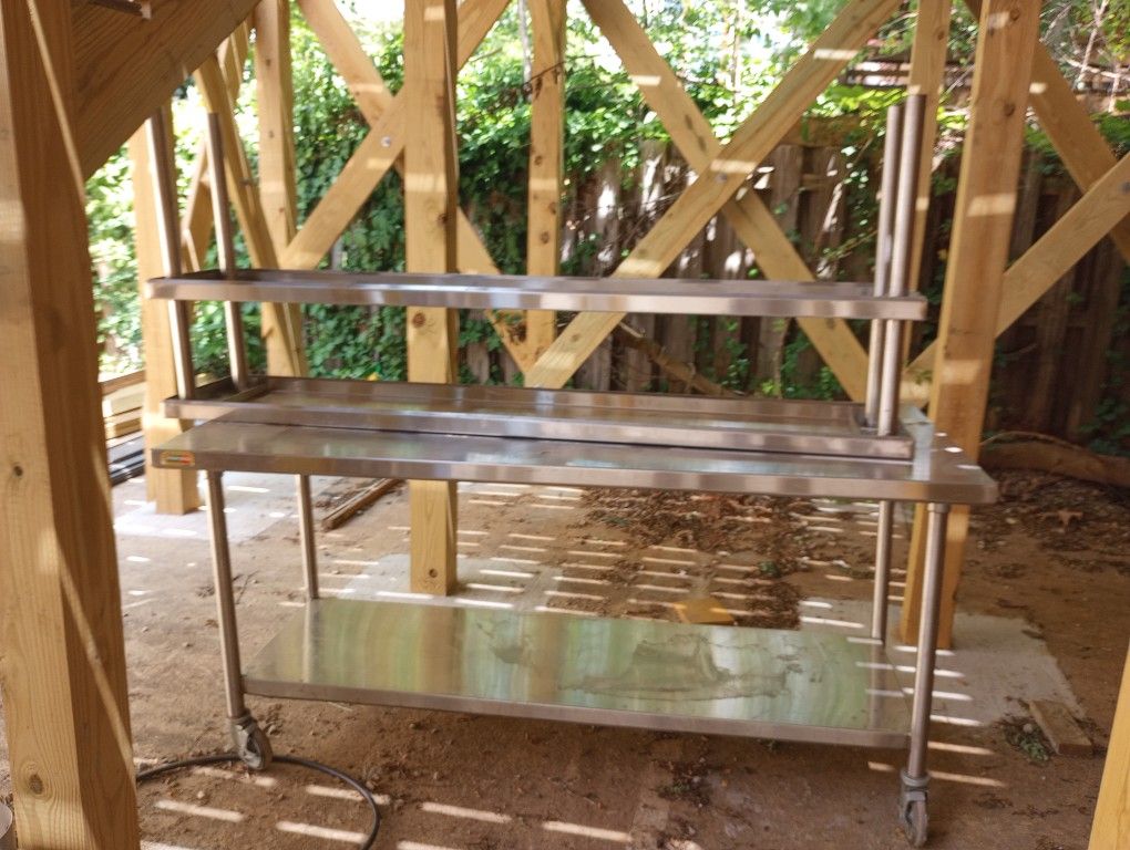 Commercial Grade Stainless Steel Shelves for Sale in Brentwood, NC OfferUp