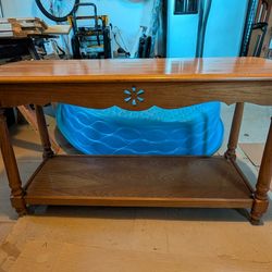 Wooden hall/parlor table