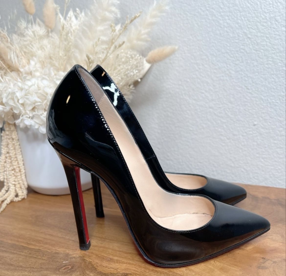 Authentic Christian Louboutin Black Pigalle Size 36 (US 6)