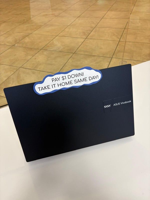 Asus Vivobook 14" Laptop New - Pay $1 today and the rest later!!