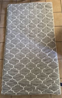 Grey & white twin guest bed/ Japanese floor mattress