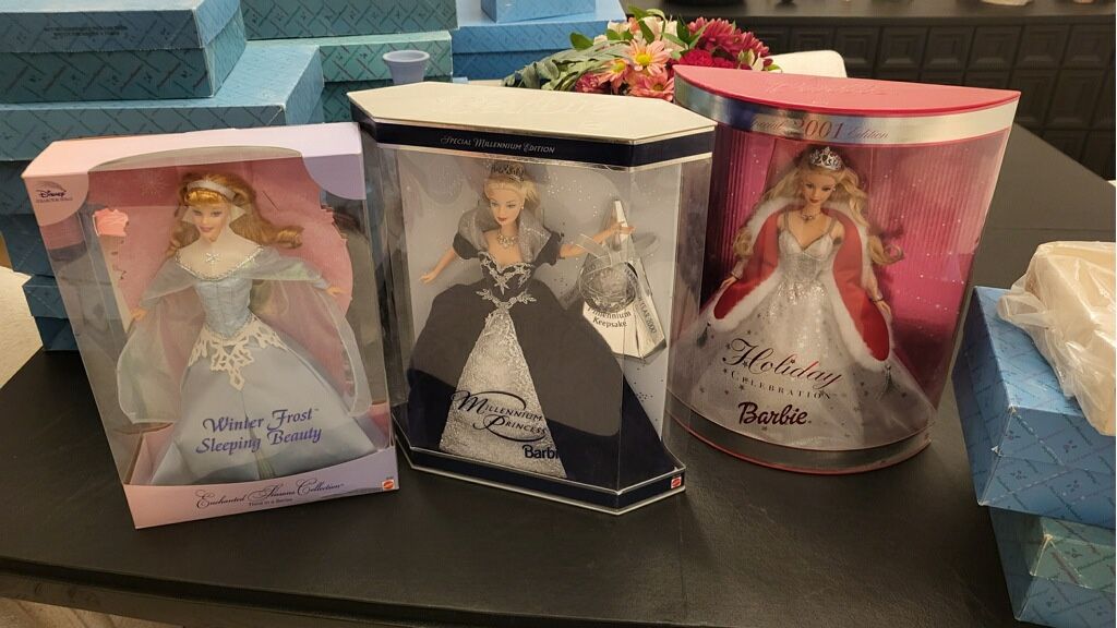 3 Brand New Barbie Dolls. $25 each