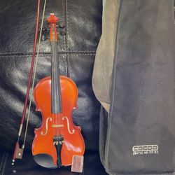 Children Acoustic Violin 1/4 size Natural + Case+ Bow + Rosin
