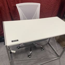 Desk and Office Chair. w/ USB ports