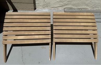 Adirondack footrests / ottomans