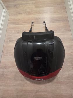 Givi Motorcycle Top Case with Backrest
