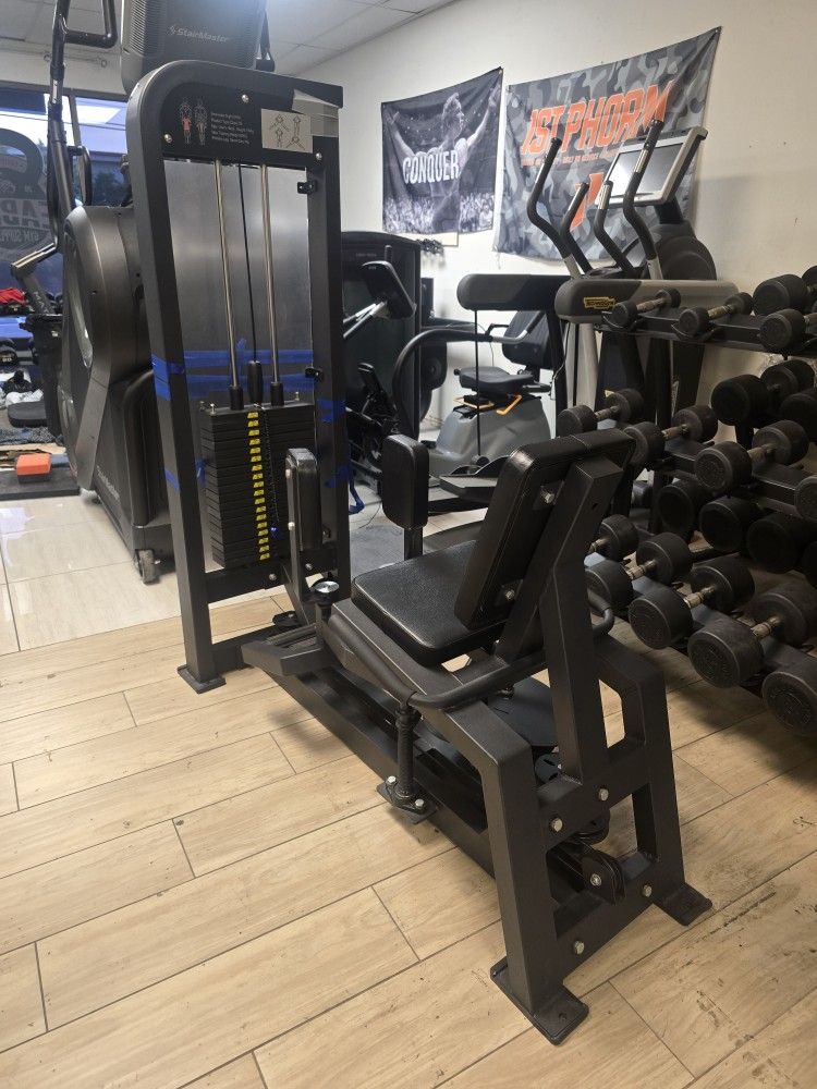 Dual adductor / abductor gym equipment exercise fitness workout weight machine