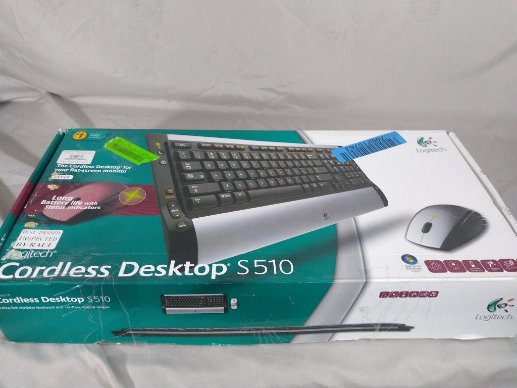 Logitech Cordless Desktop S510 Wireless Keyboard & Mouse