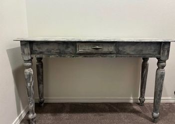 Rustic farmhouse console table