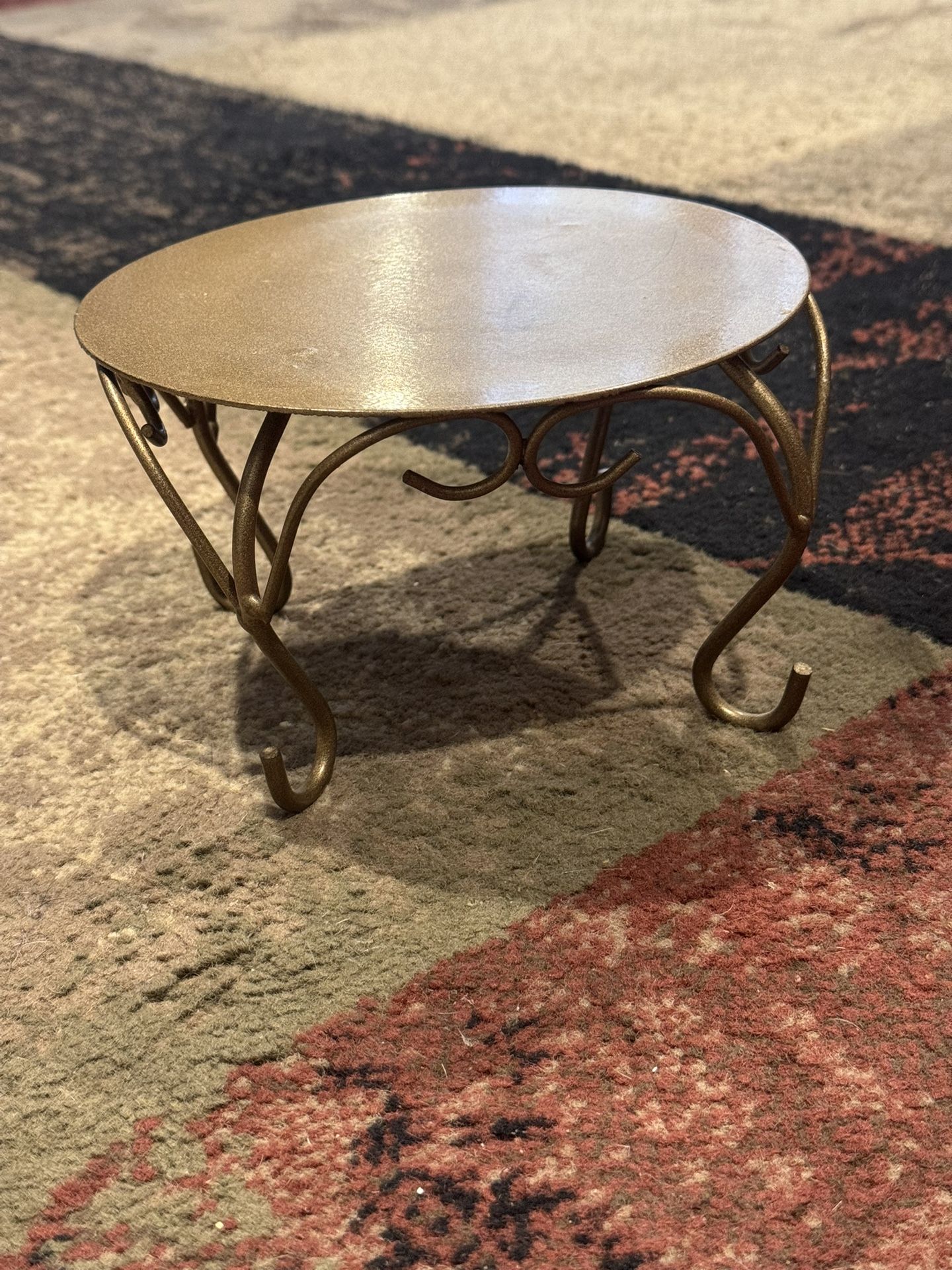 Iron Plate Candle Holder