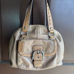Coach Tan Leather Purse