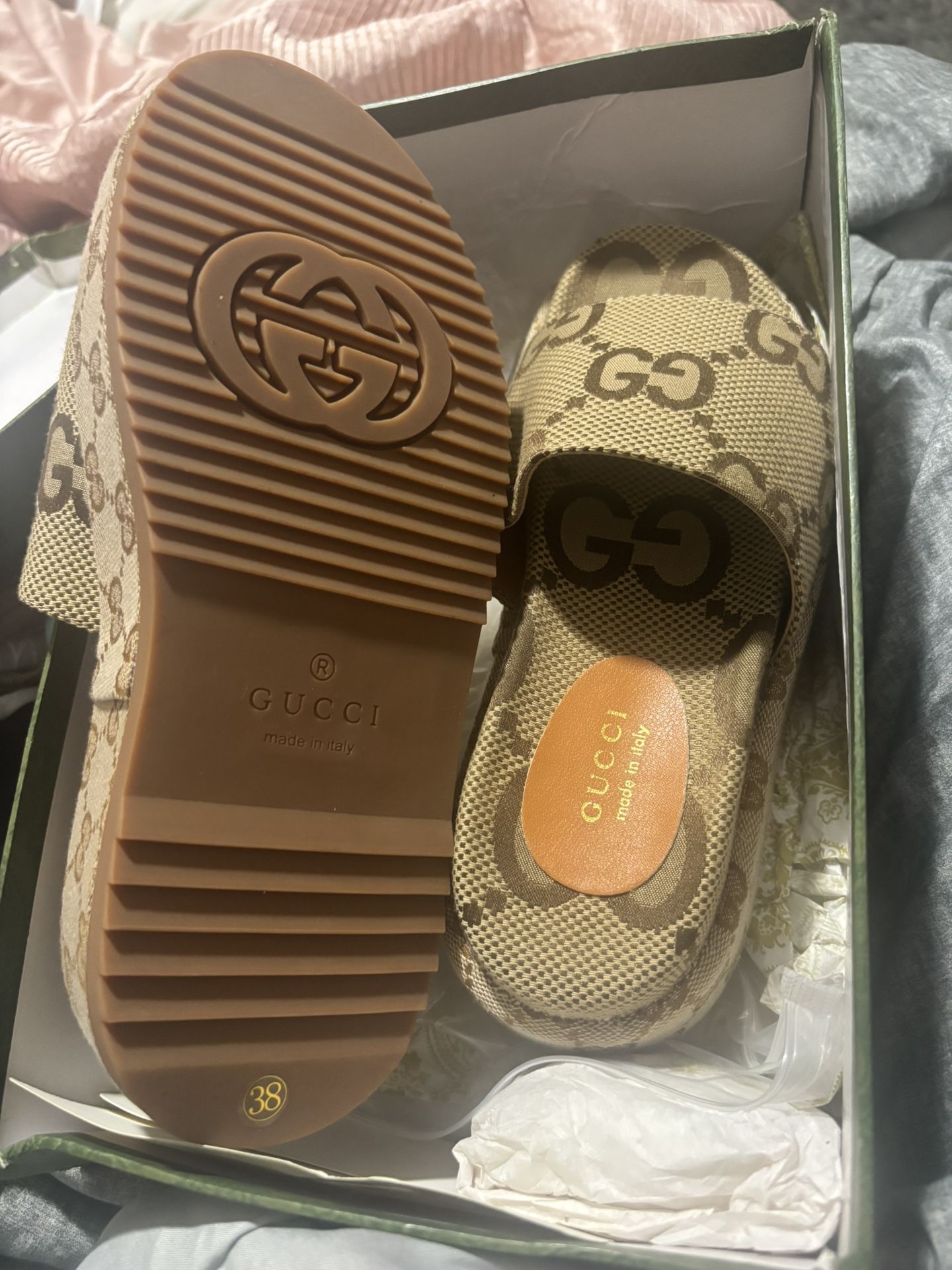Gucci Slides (never Worn)