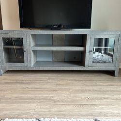 Gray TV Stand 