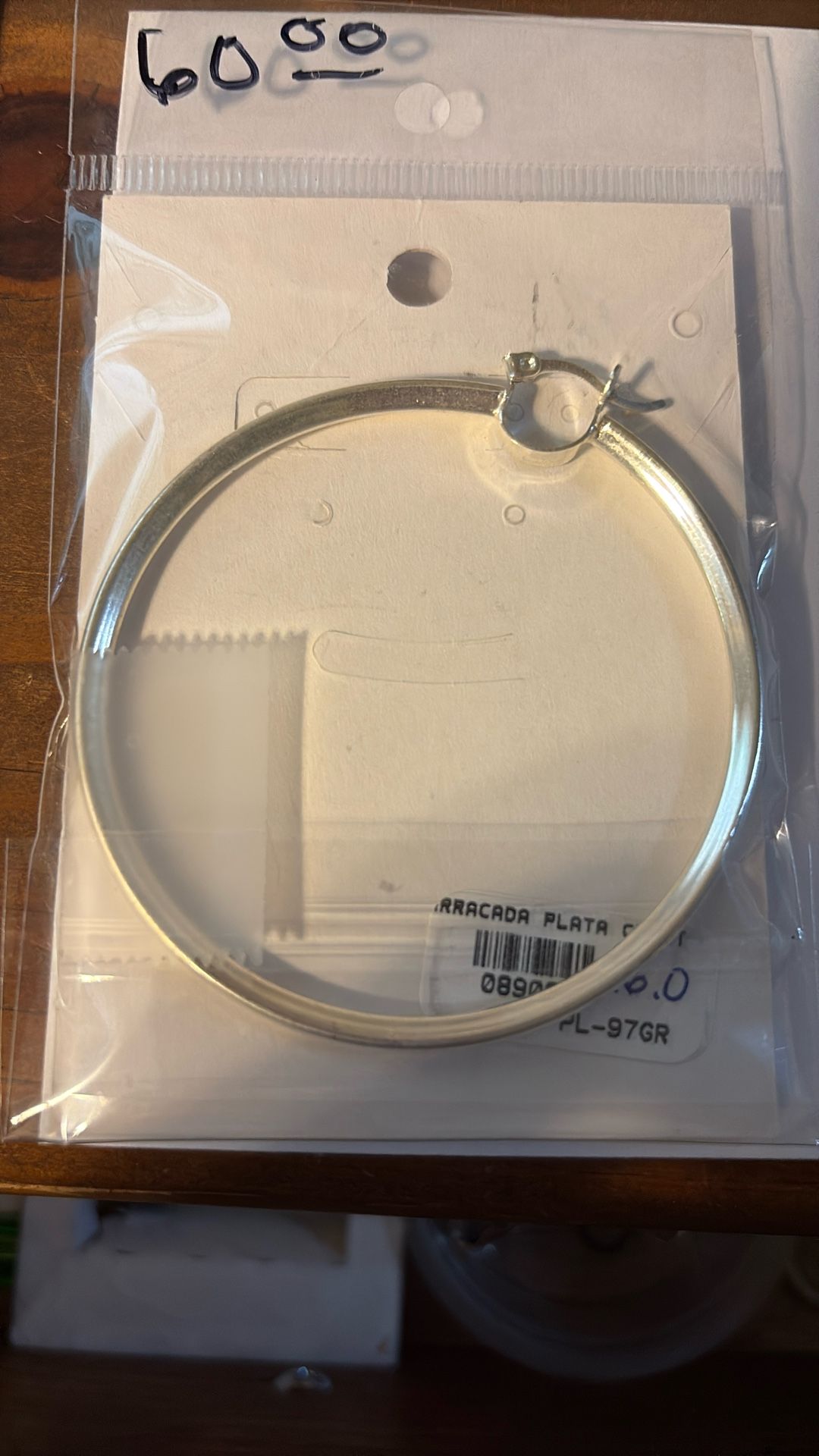 Beautiful Large Silver Earring